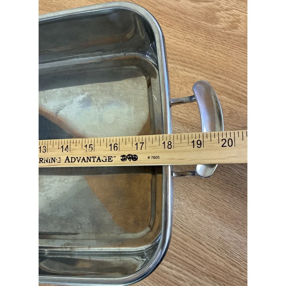 Rancher's‎ Reserve Tender Beef Roaster Pan Stainless Steel 16x12x3.5
